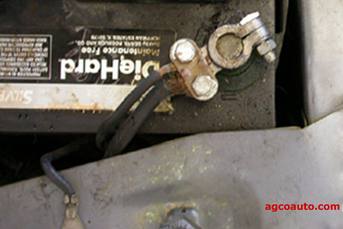 Temporary battery cable end